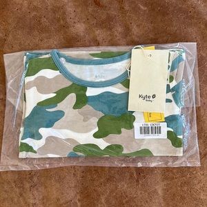 Kyte baby short sleeve toddler pajamas in Camo